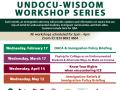 The detailed Undocu-Wisdom Workshop Series Flyer 