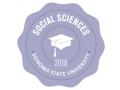 School of Social Sciences 2018 Commencement badge