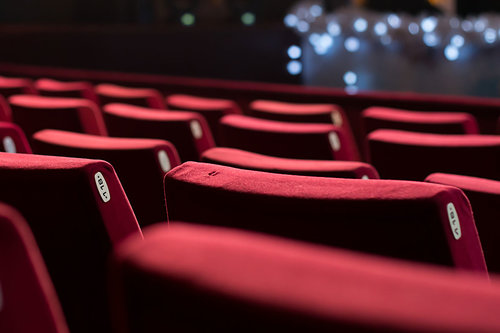 Red theater seats 