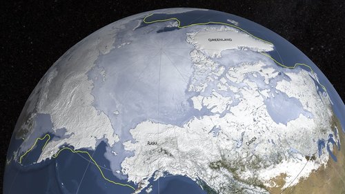 Antarctic ice sheet on Earth 