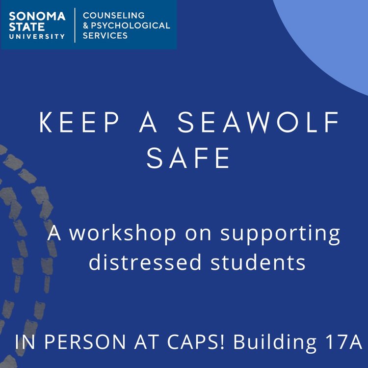 The event flyer for the 'Keep a Seawolf SAFE' event