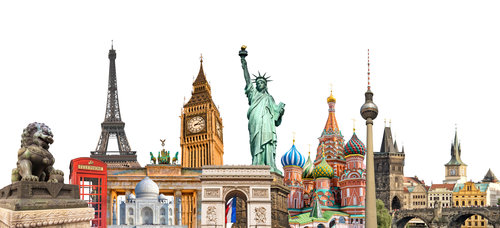 Famous monuments from around the world