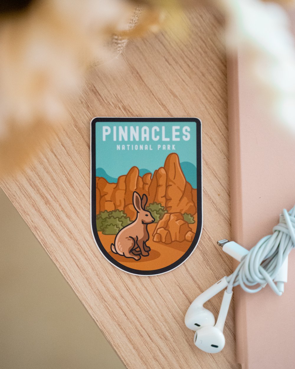 a Pinnacles National Park sticker