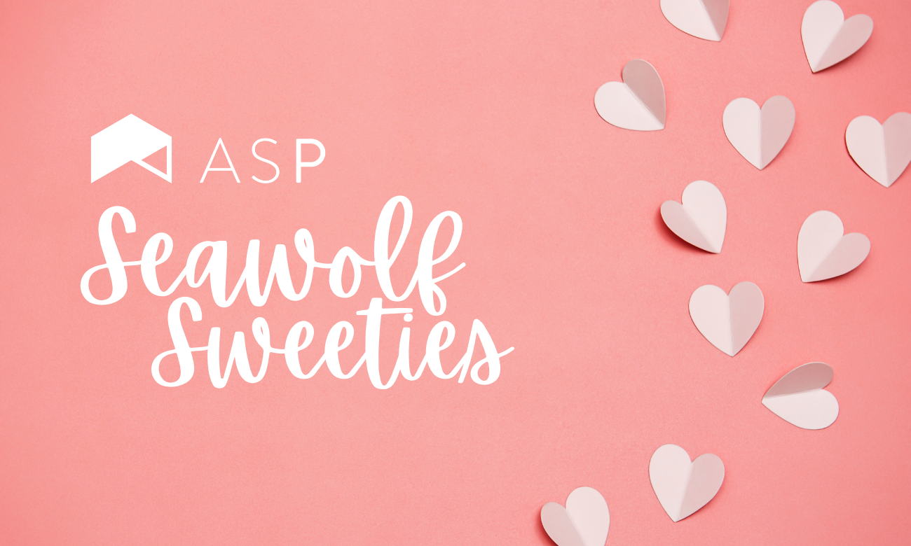 ASP 'Seawolf Sweeties' featuring pink paper hearts