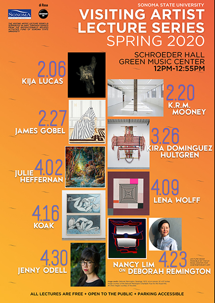 2020 Visiting Artist Series Lecture Poster 