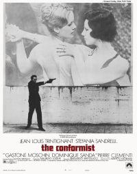 Film poster for 'The Conformist'