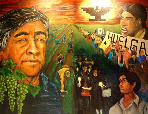 Cesar Chavez mural 