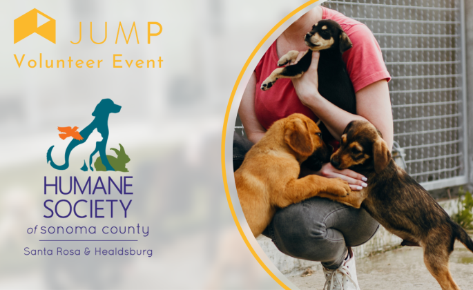 Flyer for JUMP's Humane Society volunteer event