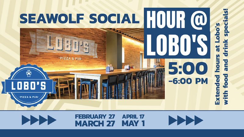 Seawolf Social Hour flyer