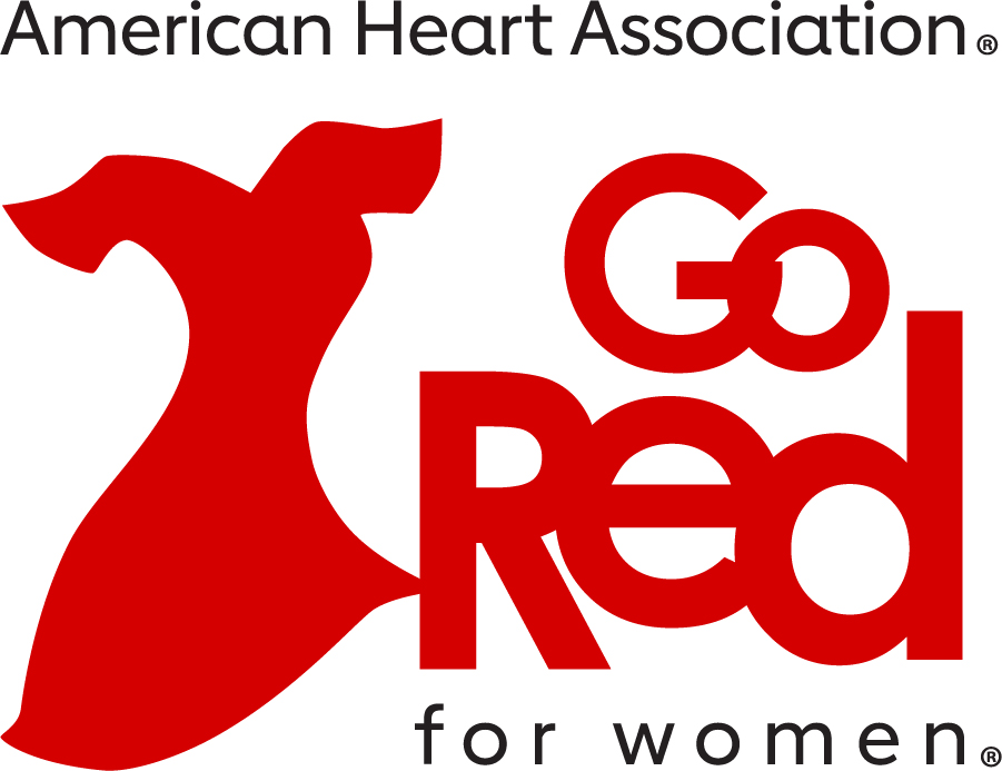 Logo for American Heart Association - Go Red for Women