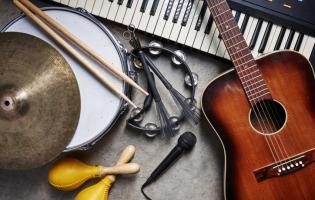 a variety of instruments