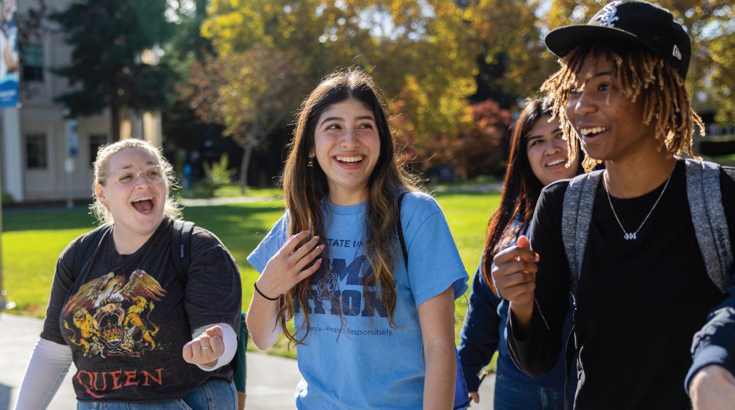 Students talking