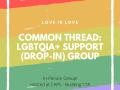 Common Thread LGBTQIA+ Support Group Flyer