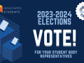 Flyer for AS's 2023-2024 Elections