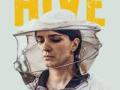 The film poster for 'Hive' featuring a person wearing a beekeeping cap