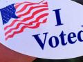 "I voted" sticker 