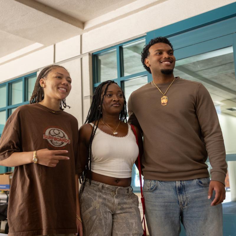 Group of students at Welcome Black BBQ