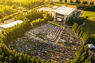 aerial of Green Music Center